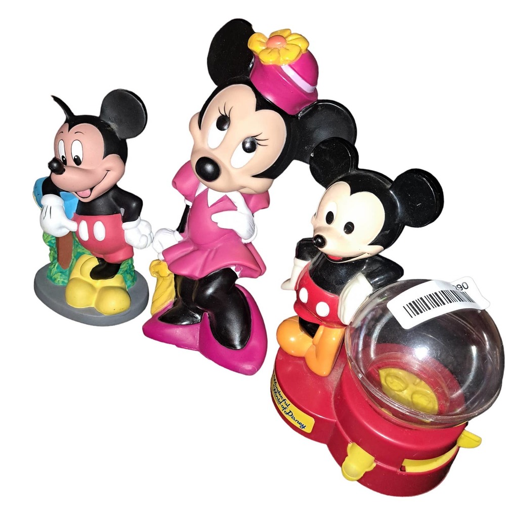 Mickey Mouse Bank - Minnie Mouse Bank - Mickey bank Gumball Machine